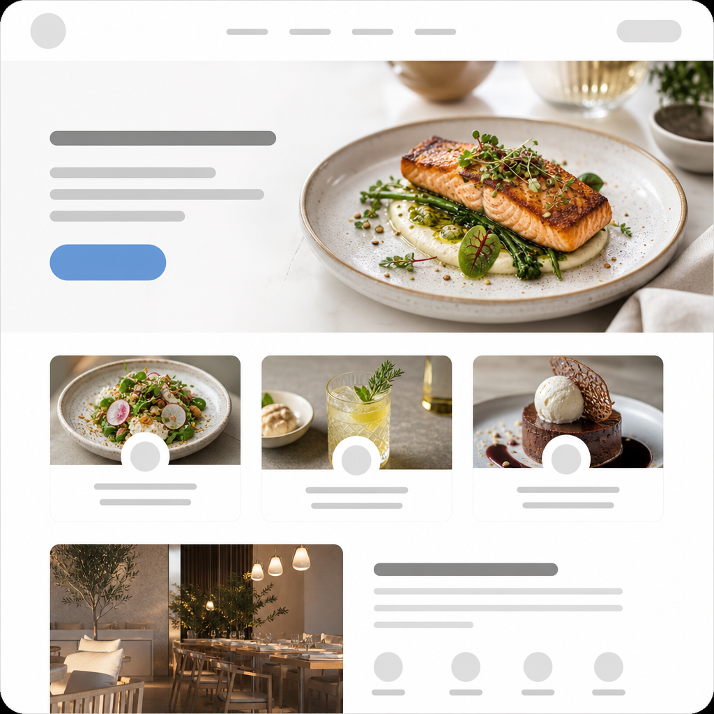 制作実績の飲食店サイト
